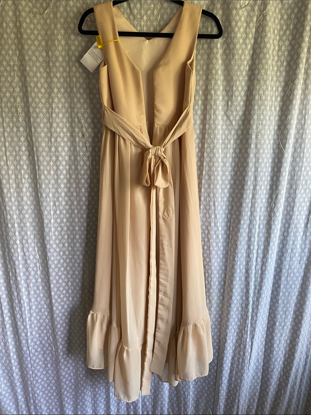 High-Low Ruffled Chiffon Dress - Picture 4 of 8